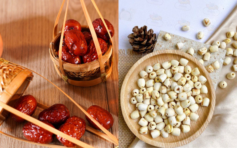 Cách chọn táo đỏ và hạt sen ngon